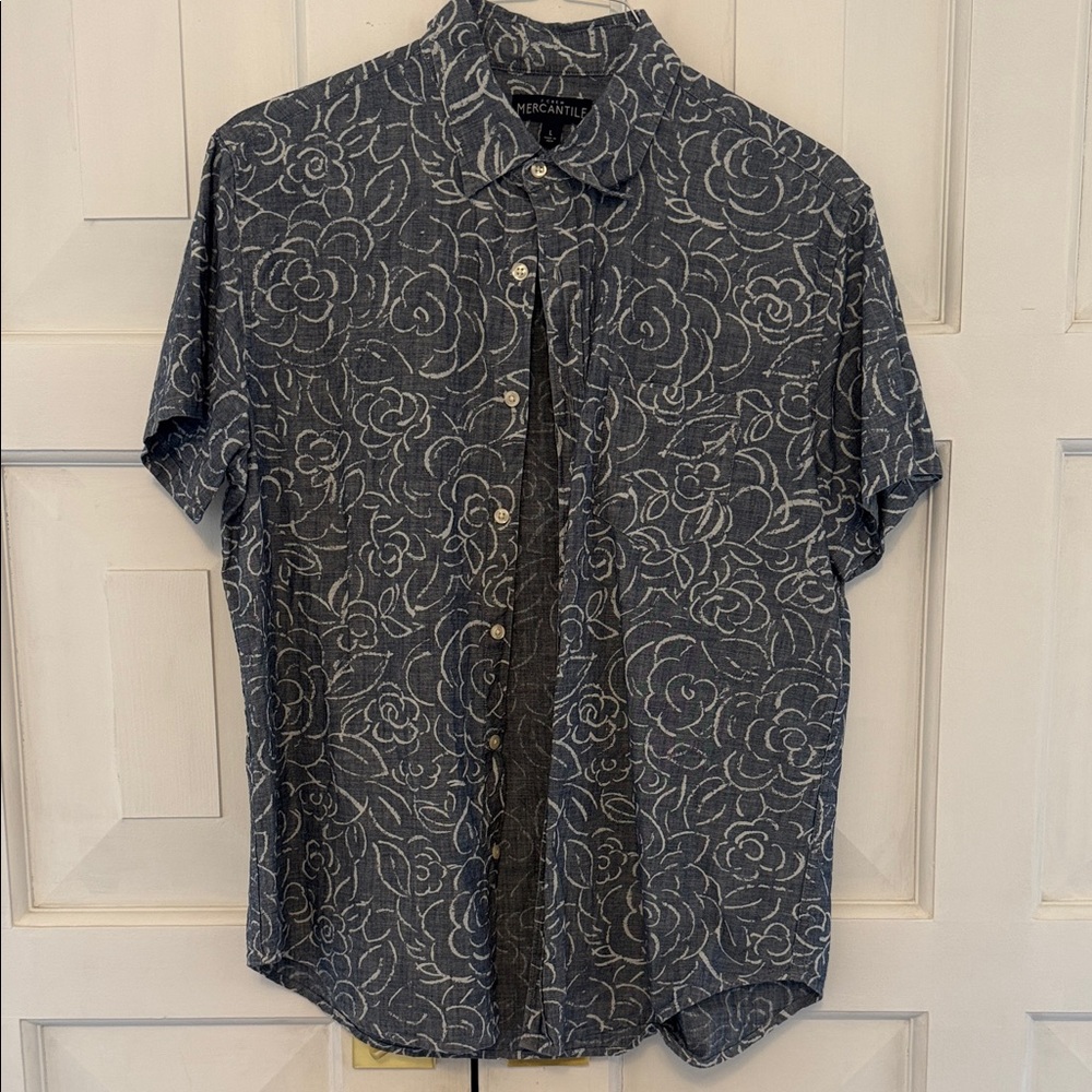 Mens J.Crew floral button down